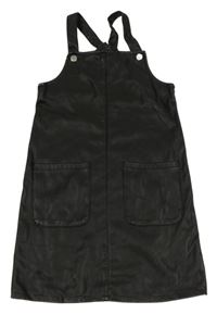 Čierne koženkové šaty PRIMARK