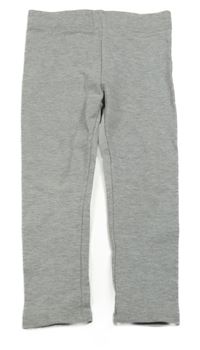 Sivé melírované teplákové legíny POCOPIANO