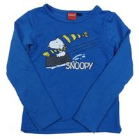 Safírové thermo triko se Snoopym PEANUTS