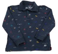 Tmavomodré mikinotriko s obrázky - Harry Potter a golierikom M&S