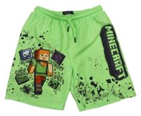 Zelené plážové kraťasy s Minecraft PRIMARK