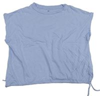 Svetlomodré crop tričko H&M