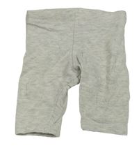 Světlešedé melírované elastické kraťasy Primark