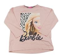 Růžové triko s Barbie