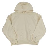 Krémová mikina s kapucňou