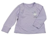 Lila triko se sovou C&A