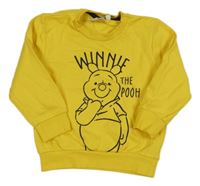 Horčicová mikina s Púem Disney