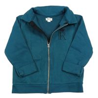 Zelená prepínaci mikina s výšivkou River Island