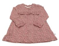 Staroružové bavlnené šaty s hviezdami Liegelind