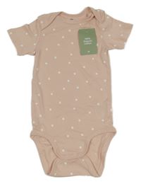 Nové - Růžové puntíkaté body H&M