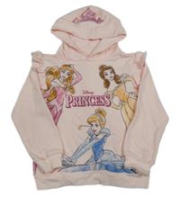 Ružová mikina s Disney princeznami a kapucňou Disney