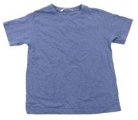 Modré melírované tričko