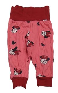 Ružové ľahké tepláky s Minnie zn. Disney