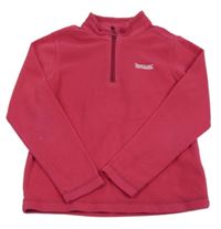 Ružová fleecová funkčná mikina s logom zn. Regatta