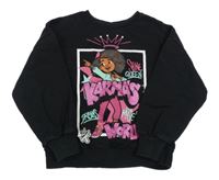 Čierna mikina s potlačou George