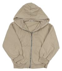 Béžová prepínaci mikina s kapucňou M&S