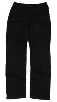 Čierne plátenné slim fit nohavice H&M