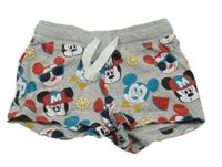 Šedé kraťasy s Mickeym H&M