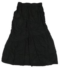 Černá lehká dlouhá sukně H&M