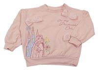 Světlerůžová mikina s princeznou s mašlemi Disney