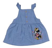 Modré lehké riflové šaty s Minnie Primark