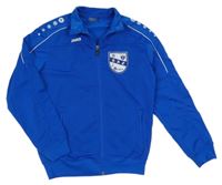 Tmavomodrá športová prepínaci mikina s potlačou JAKO