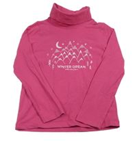 Ružový rolák s horami zn. Lupilu