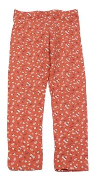 Korálové kvetované legíny Lupilu