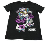 Černé tričko se Sonicem 
