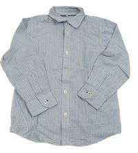 Modro-bílá kostkovaná košile C&A