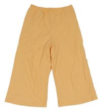 Oranžové rebrované culottes nohavice George