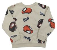 Béžová mikina so Spidermany Primark