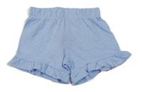Svetlomodré kraťasy s volánikmi Primark