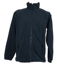 Pánská tmavomodrá fleecová propínací mikina 