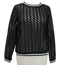 Dámské černé krajkové triko Only 