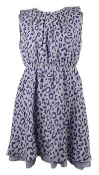 Dámske světlefialovo-fialové vzorované šaty Asos