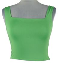 Dámsky limetkový crop top Amisu