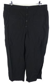 Dámské černé volné kalhoty vel. 4XL