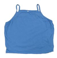 Modrý crop top