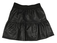 Čierna koženková sukňa zn. River Island