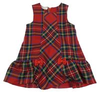 Červeno-zeleno-farebné šaty