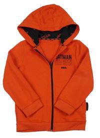 Červená propínací mikina s Batmanem a kapucí George