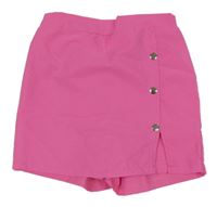 Ružová skort sukňa Shein