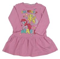 Růžové bavlněné šaty s My Little Pony 