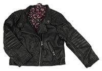 Čierna koženková bunda Kiki&Koko