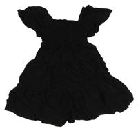 Černé lněné šaty Primark