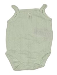 Zelenkavé vzorované body Sinsay