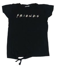 Černé tričko Friends zn. Pep&Co.