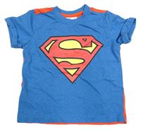 Modro-červené tričko so Supermanem