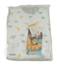 Nové - Bílý hvězdičkovaný lehce zateplený spací pytel zn. Slumbersac